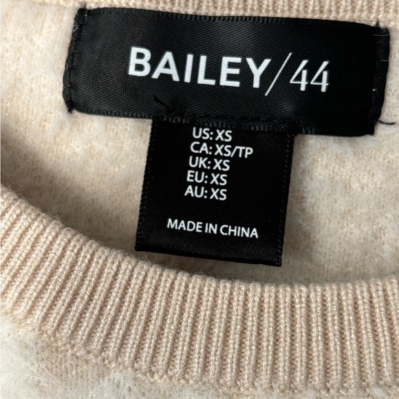Bailey 44 Cream Knit Sweater Size XS - Picture 2 of 5